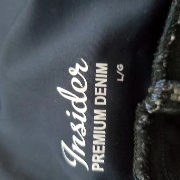 Lot of 3 Maternity denim capri pants - Picture 5 of 7